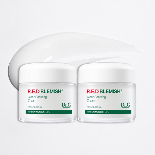 R.E.D Blemish Clear Soothing Cream Duo Set (2 x 70ml) Dr.G