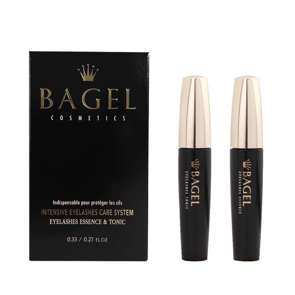 BAGEL Premium Eyelash Growth Serum Tonic 8ml + Essence 10ml Set BAGEL