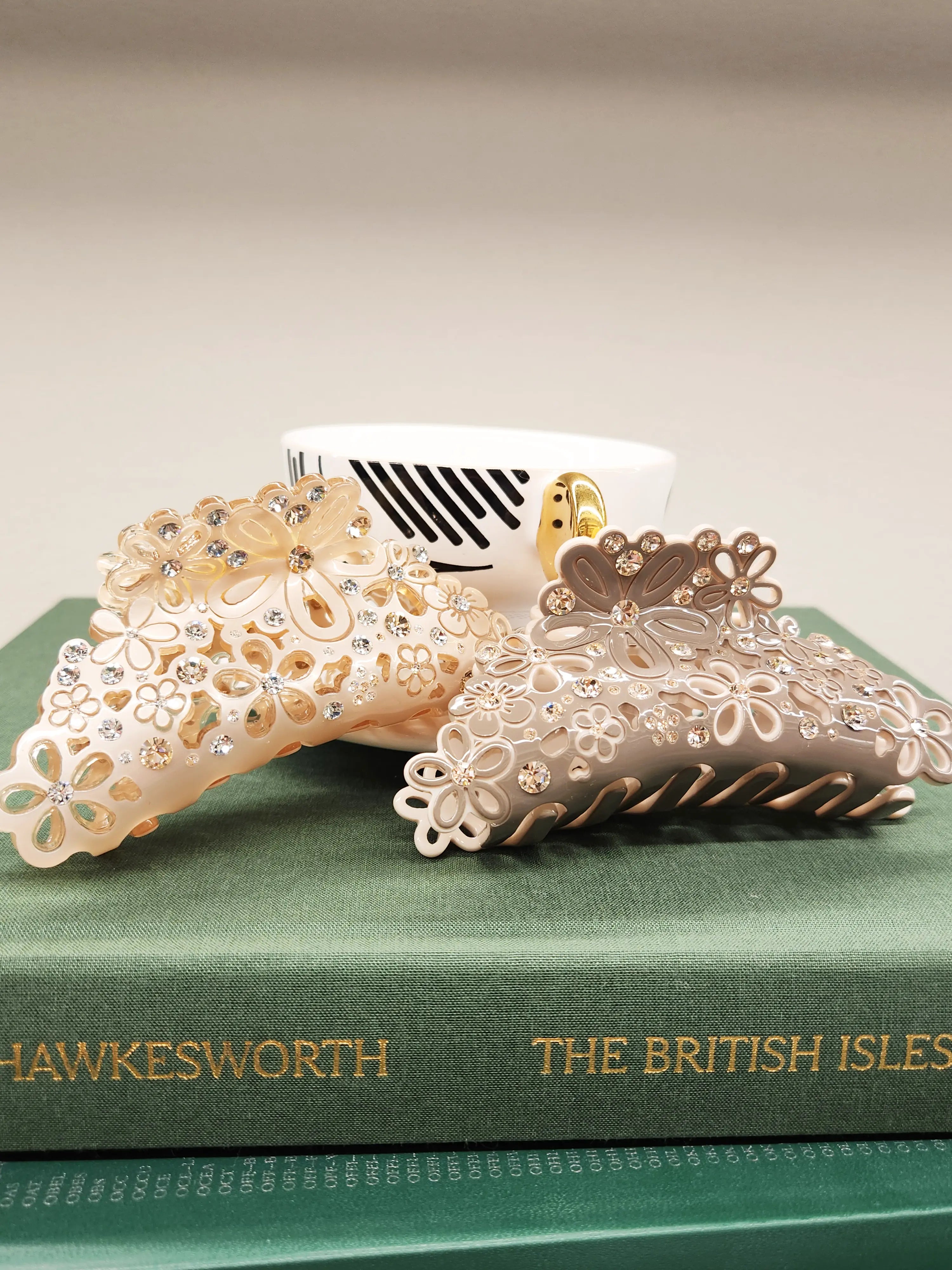 Auréa Swarovski Crystals Hair Clip 11 cm -2colors WEshine