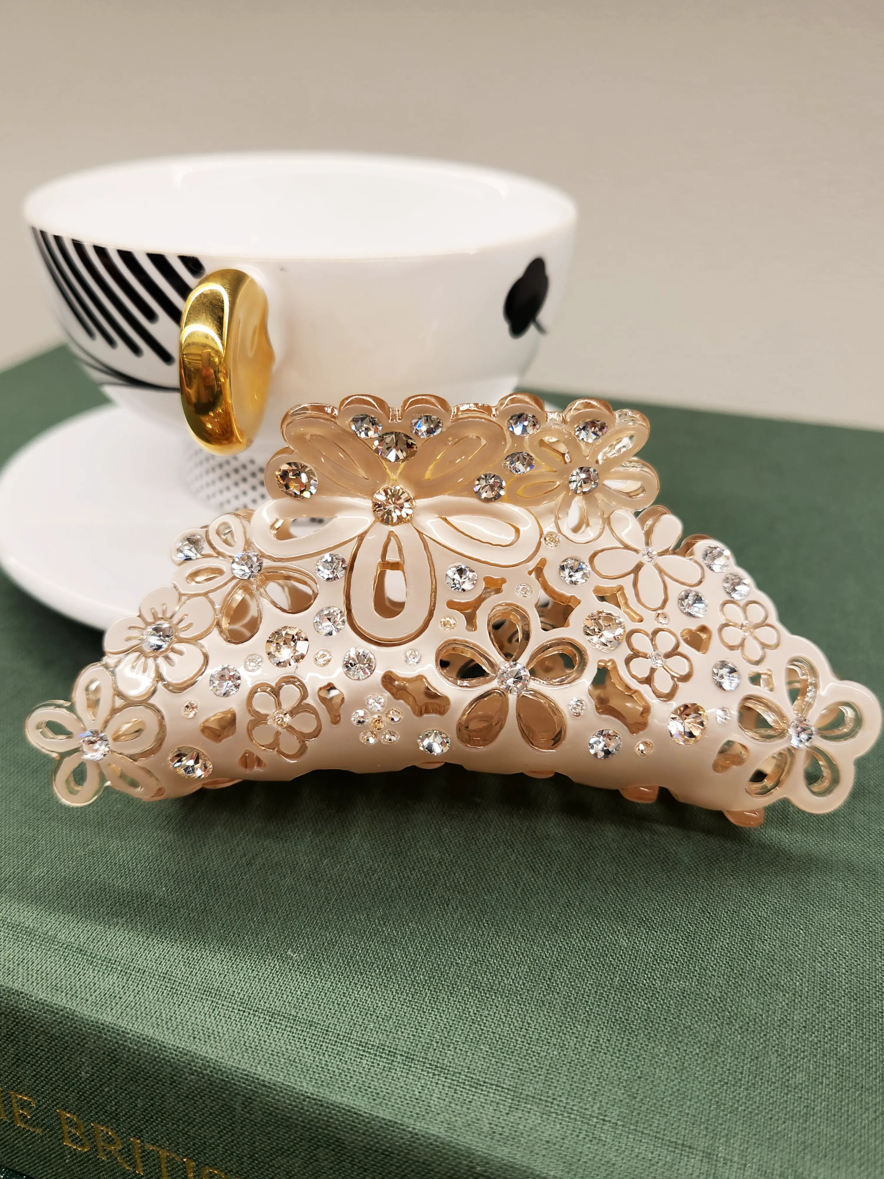 Auréa Swarovski Crystals Hair Clip 11 cm -2colors WEshine