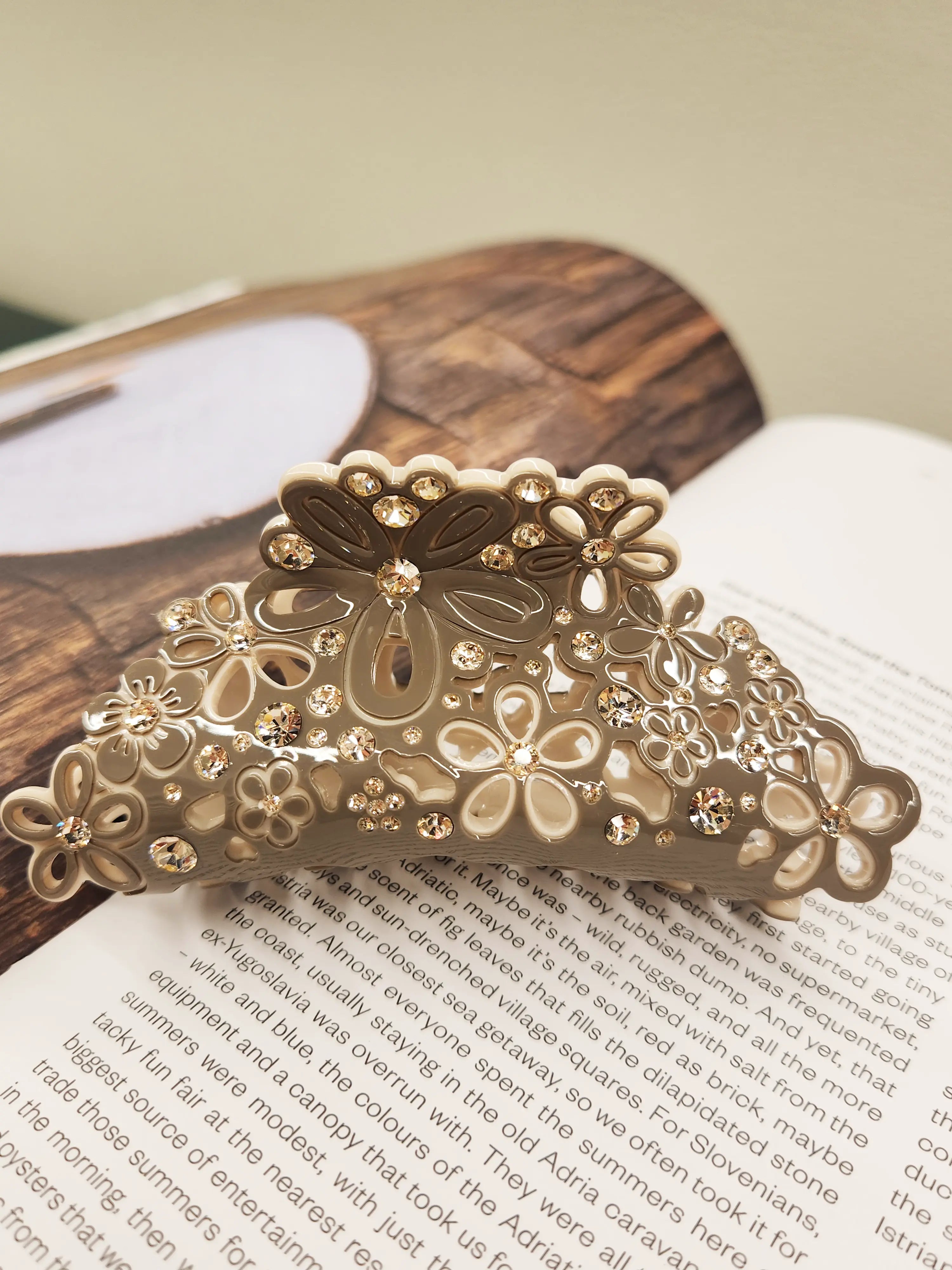 Auréa Swarovski Crystals Hair Clip 11 cm -2colors WEshine