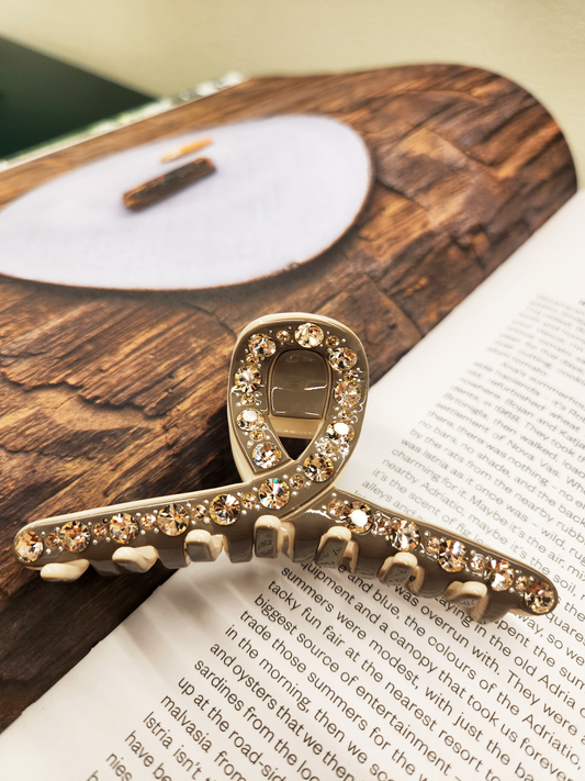 Aurielle Swarovski Crystals Hair Clip 10cm