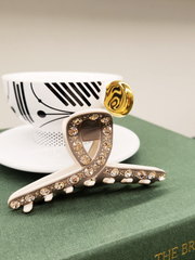 Aurielle Swarovski Crystals Hair Clip 10cm