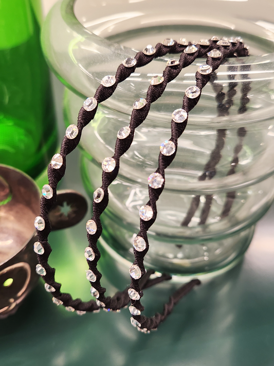 Black Crystal Hairband
