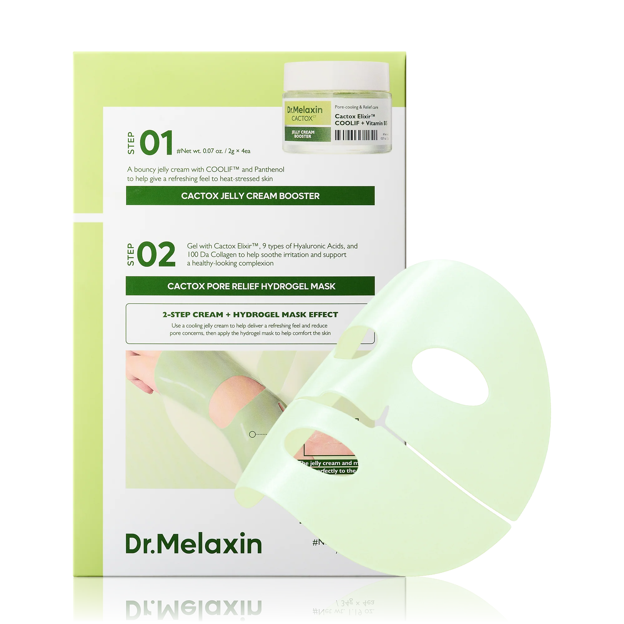 Cactox De-Puffing Pore Tox Gel Mask 4p Dr.Melaxin