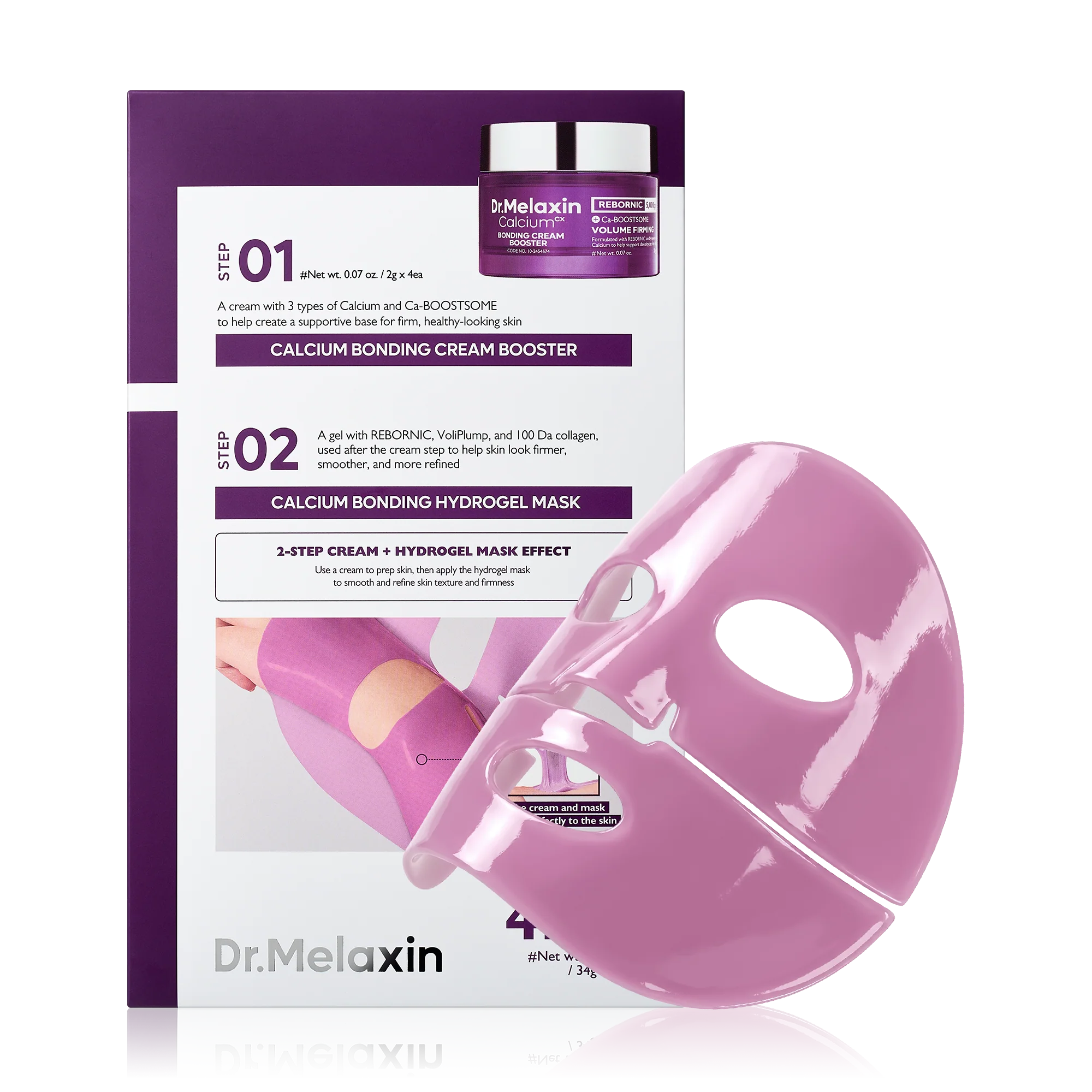 Calcium Bonding 2-STEP Hydrogel Mask 4p Dr.Melaxin