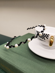 Chic Pearl and Swarovski Crystal Hairband