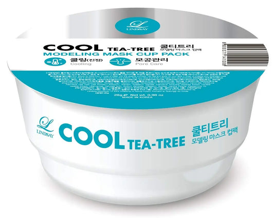 Cool Tea Tree Modeling Mask Cup Pack 28g LINDSAY