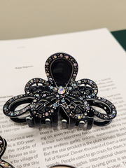 Crystal Butterfly Hair Clip 8 cm -5 colors