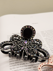 Crystal Butterfly Hair Clip 8 cm -5 colors