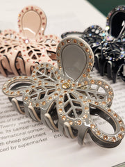 Crystal Butterfly Hair Clip 8 cm -5 colors WEshine