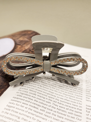 Crystal Ribbon Hair Clip 11 cm -5 colors