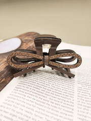 Crystal Ribbon Hair Clip 11 cm -5 colors