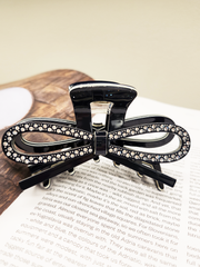 Crystal Ribbon Hair Clip 11 cm -5 colors