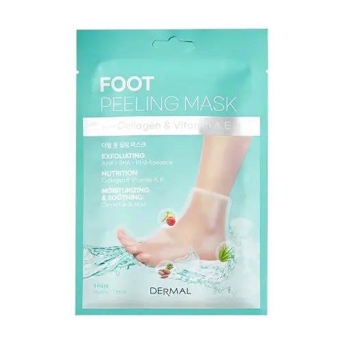 Foot Peeling Mask- Exfoliating AHA BHA PHA Foot Care DERMAL