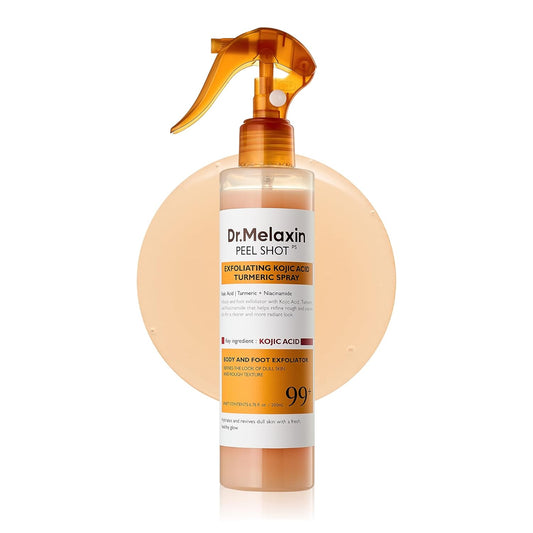 Peel Shot Kojic Acid Turmeric Body Exfoliator Spray 200ml Dr.Melaxin