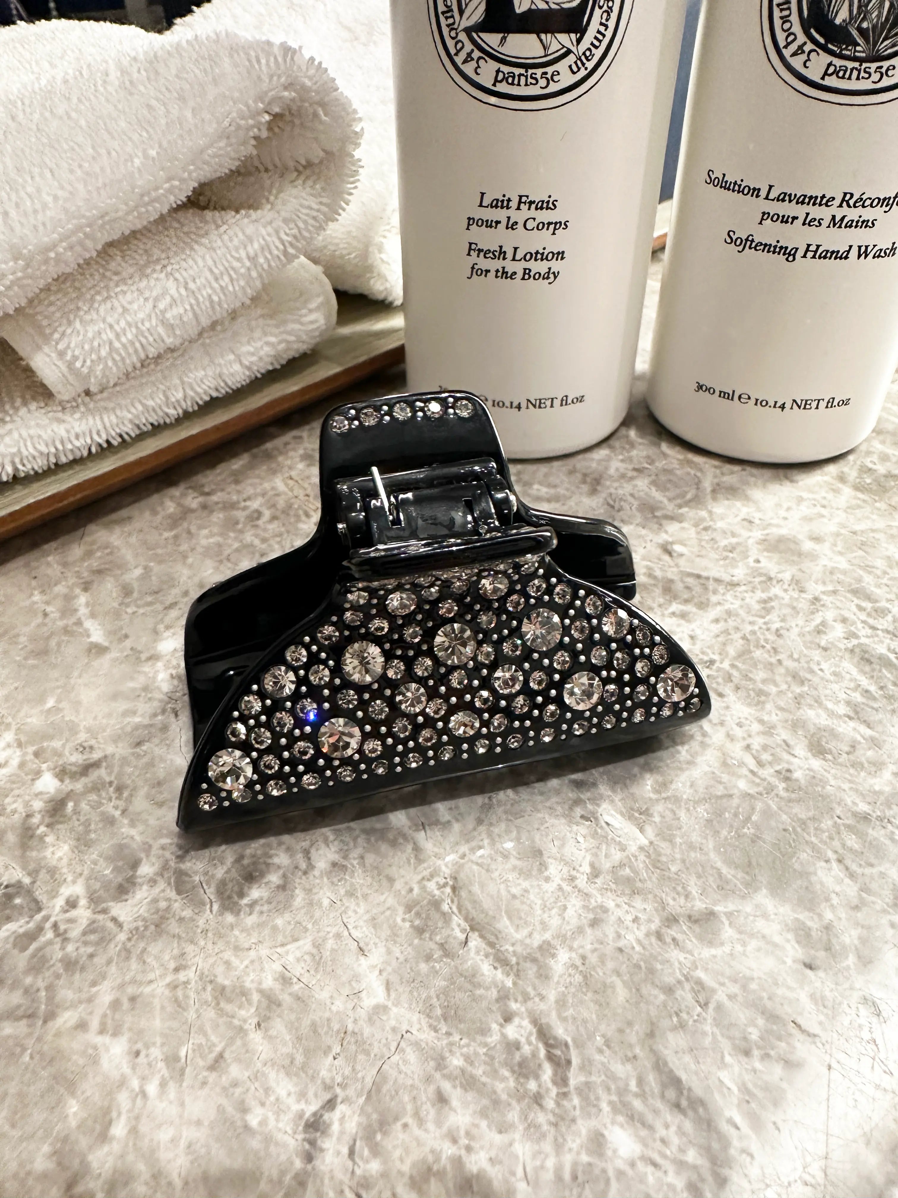 Éclat Swarovski Crystals Hair Clip - 8cm - 2colors WEshine
