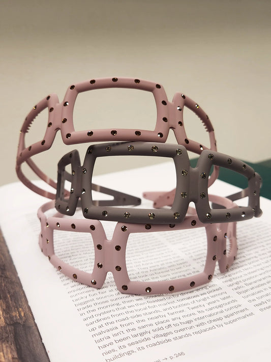 Elegant RectangleHairbrace – Hårbøyle - 3 colors WEshine