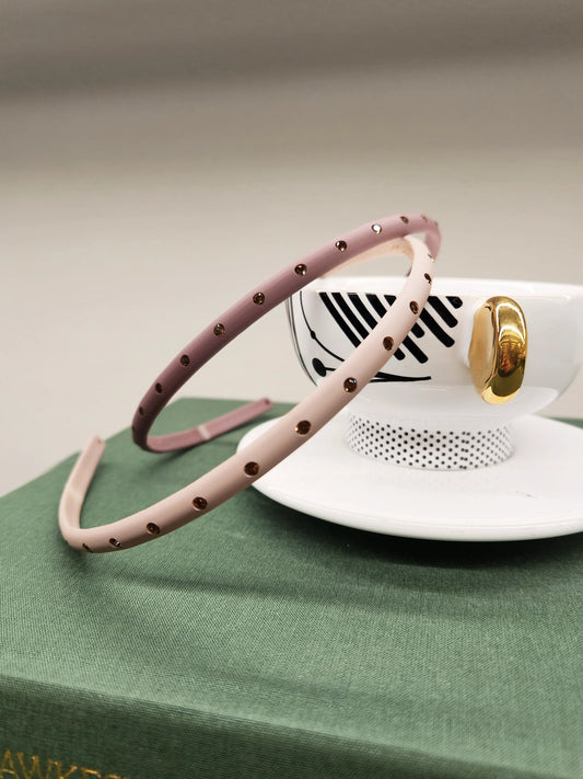 Fashionable Gold Dotted Hairbrace – Hårbøyle - 2 colors WEshine