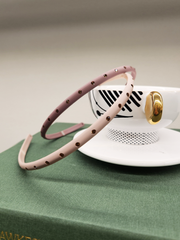 Fashionable Gold Dotted Hairband- 2 colors
