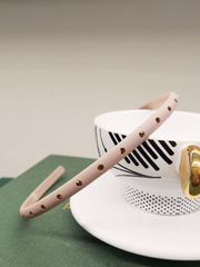 Fashionable Gold Dotted Hairband- 2 colors