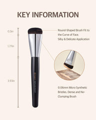 Flat Foundation Brush for Liquid Makeup