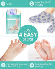 Foot Peeling Mask- Exfoliating AHA BHA PHA Foot Care DERMAL
