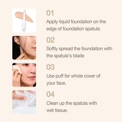 Foundation Spatula Made of Stainless Steel