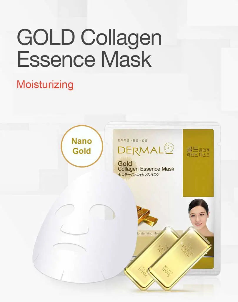 Gold Collagen Essence Face Mask 23g DERMAL