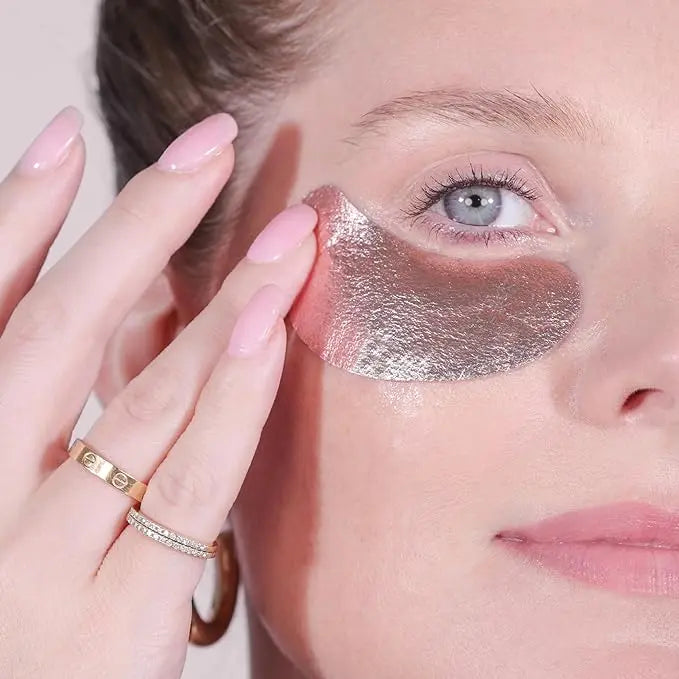 Rose Gold Glitter Foil Eye Mask DERMAL