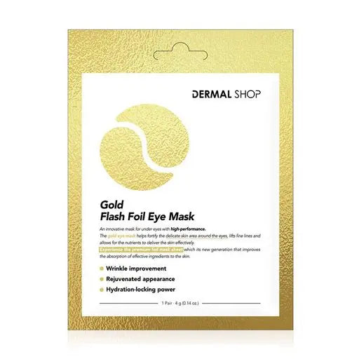 Gold Flash Foil Eye Mask DERMAL