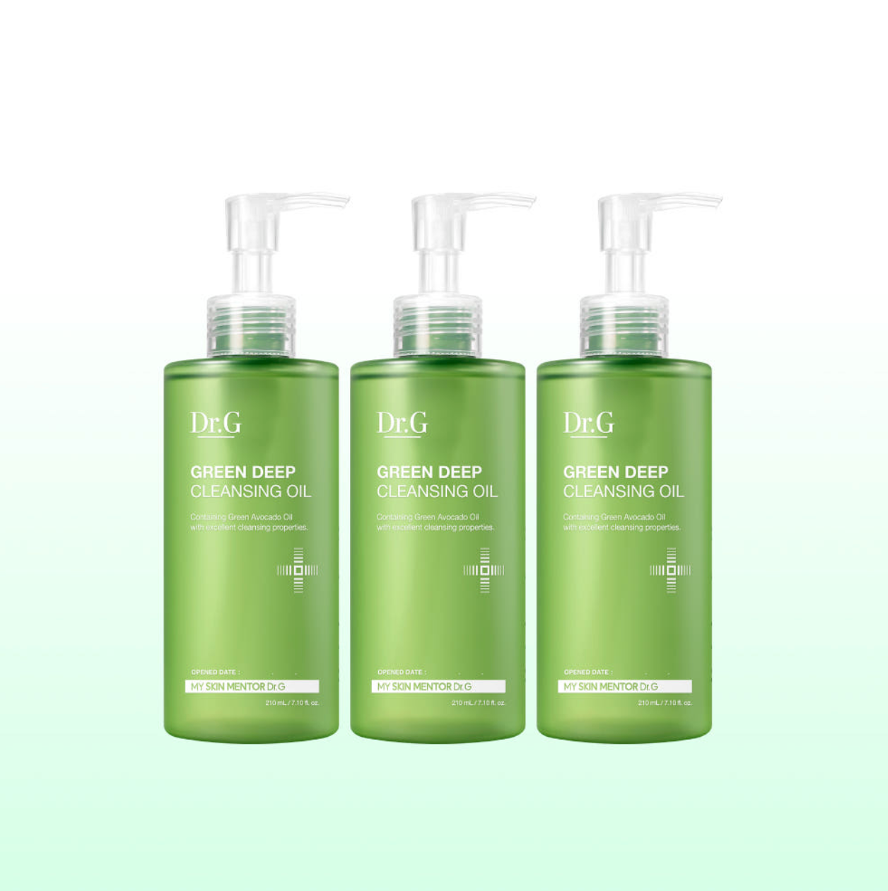 Green Deep Cleansing Oil Triple Set (3 x 210ml) Dr.G