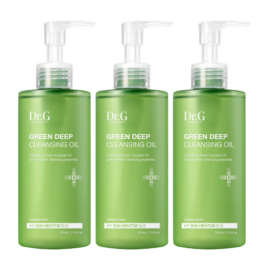 Green Deep Cleansing Oil Triple Set (3 x 210ml) Dr.G
