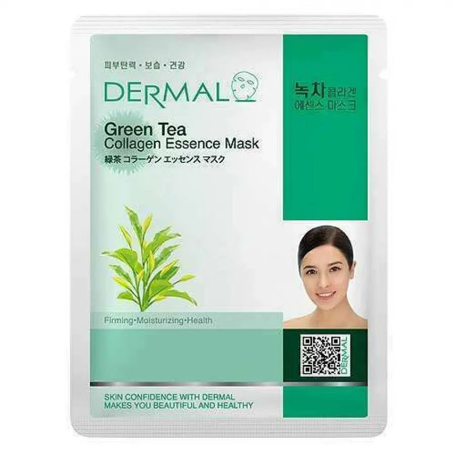 Green Tea Collagen Essence Mask 23g DERMAL