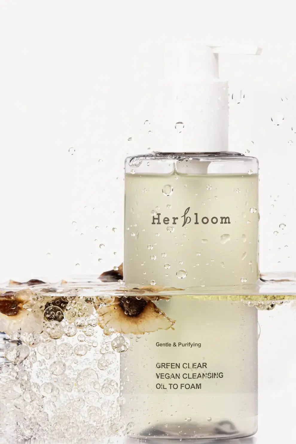 Green Clear Vegan Cleansing Oil to Foam – 200ml Herbloom