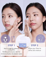 Cooling Toner Pad -Travel Kit 12 Pads DERMAL