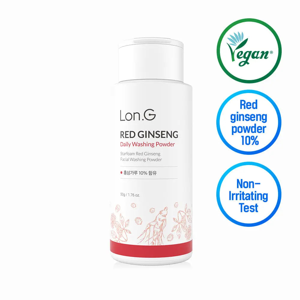 Red Ginseng Facial Washing Powder 50g Lon.G