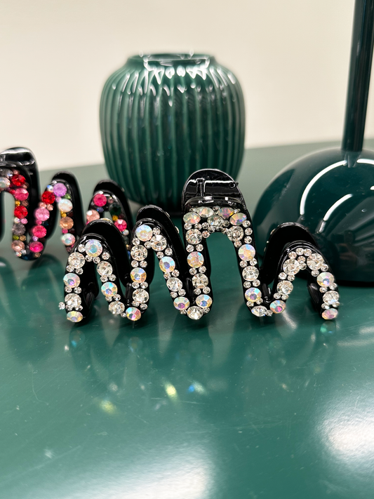 Lua Crystals Hair Clip - 10.5cm - 2colors WEshine