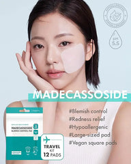 MADECASSOSIDE BLEMISH CONTROL PAD -Travel Kit 12 Pads DERMAL