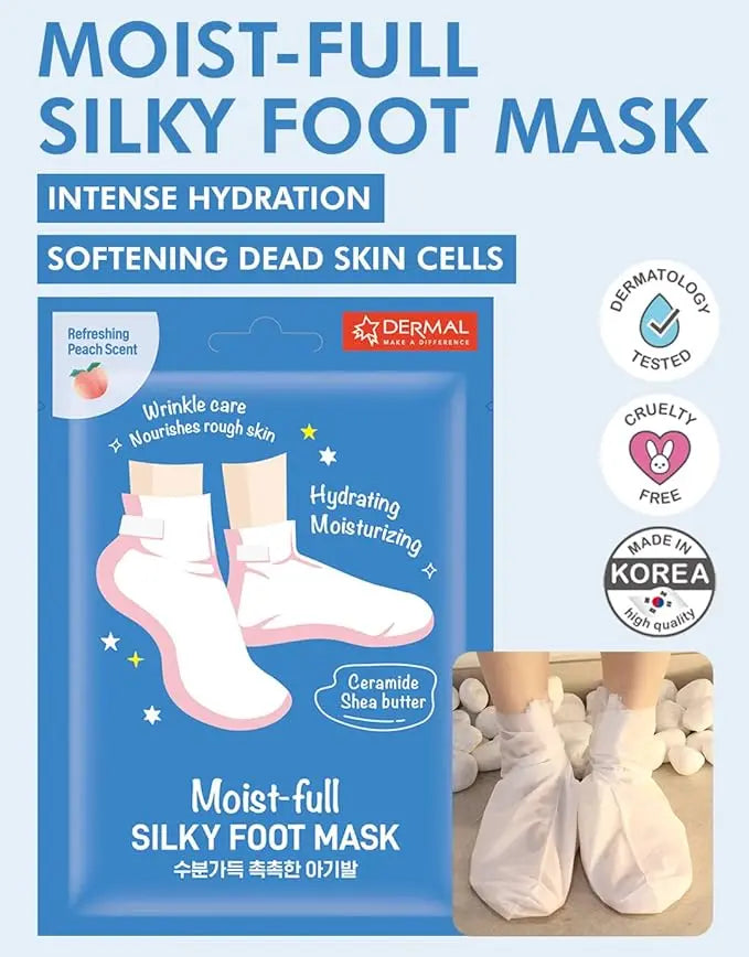 Moist-full Silky Foot Mask DERMAL
