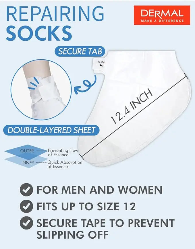Moist-full Silky Foot Mask DERMAL