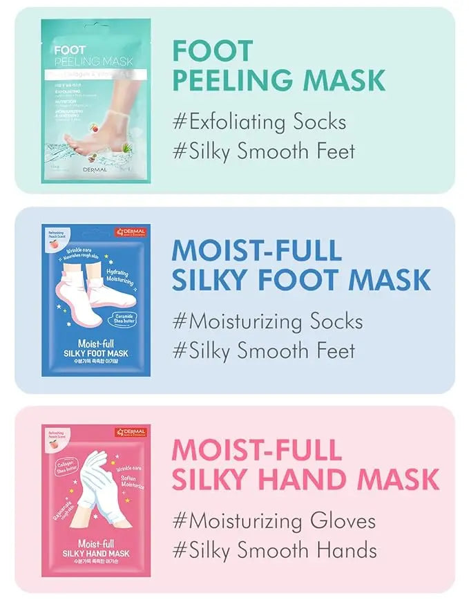 Moist-full Silky Foot Mask DERMAL
