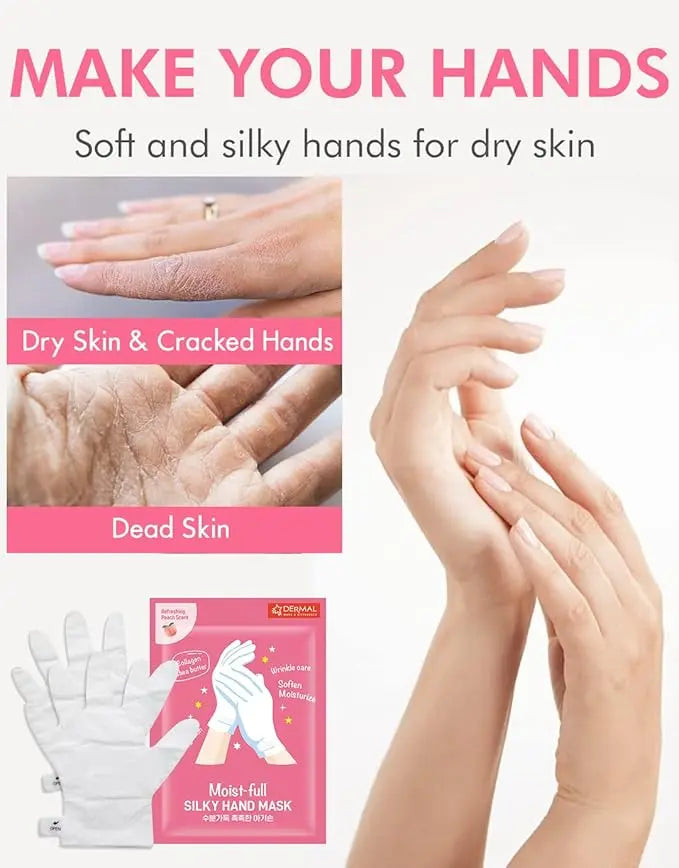 Moist-full Silky Hand Mask DERMAL