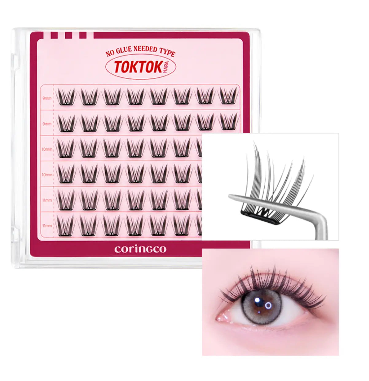 NO GLUE EYELASH #BUNNY CORINGCO