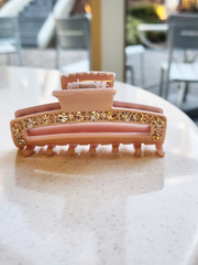 Opaline Swarovski Crystals Hair Clip 8.5cm - 2 colors