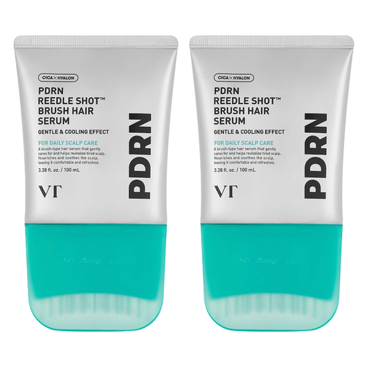PDRN Reedle Shot Brush Hair Serum Duo Set (2 x 100ml) VT Cosmetics