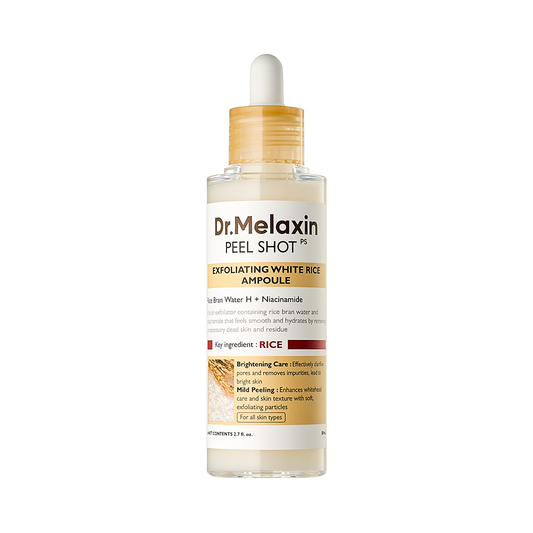 Peel Shot Exfoliant White Rice Ampoule 80ml Dr.Melaxin