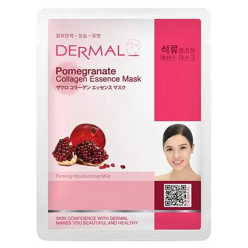 Pomegranate Collagen Essence Mask 23g DERMAL