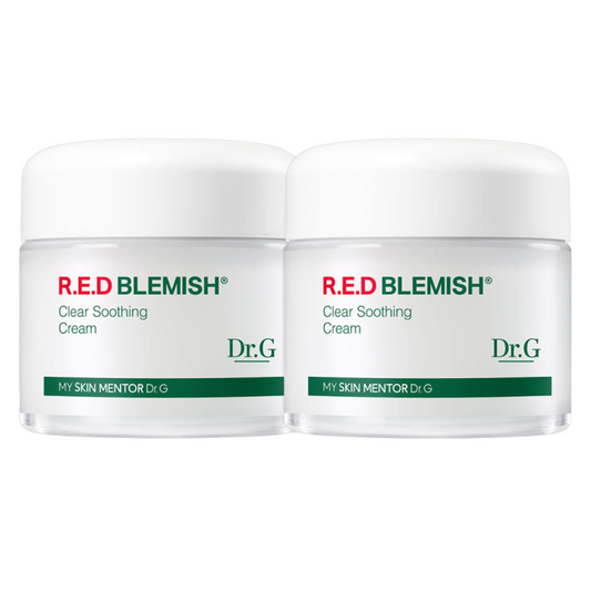 R.E.D Blemish Clear Soothing Cream Duo Set (2 x 70ml) Dr.G