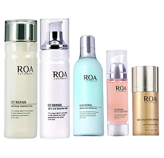 Collagen 4-Step Skincare Set + Collagen Sparkling Water Gel ROA